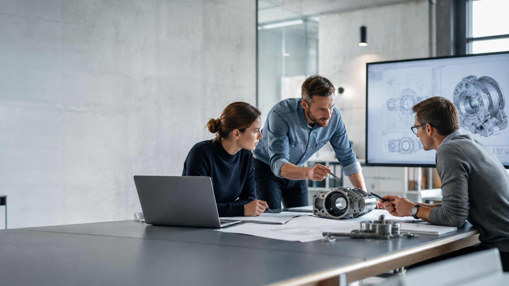 Zusammenarbeit und Engineering-Unterstützung Visual