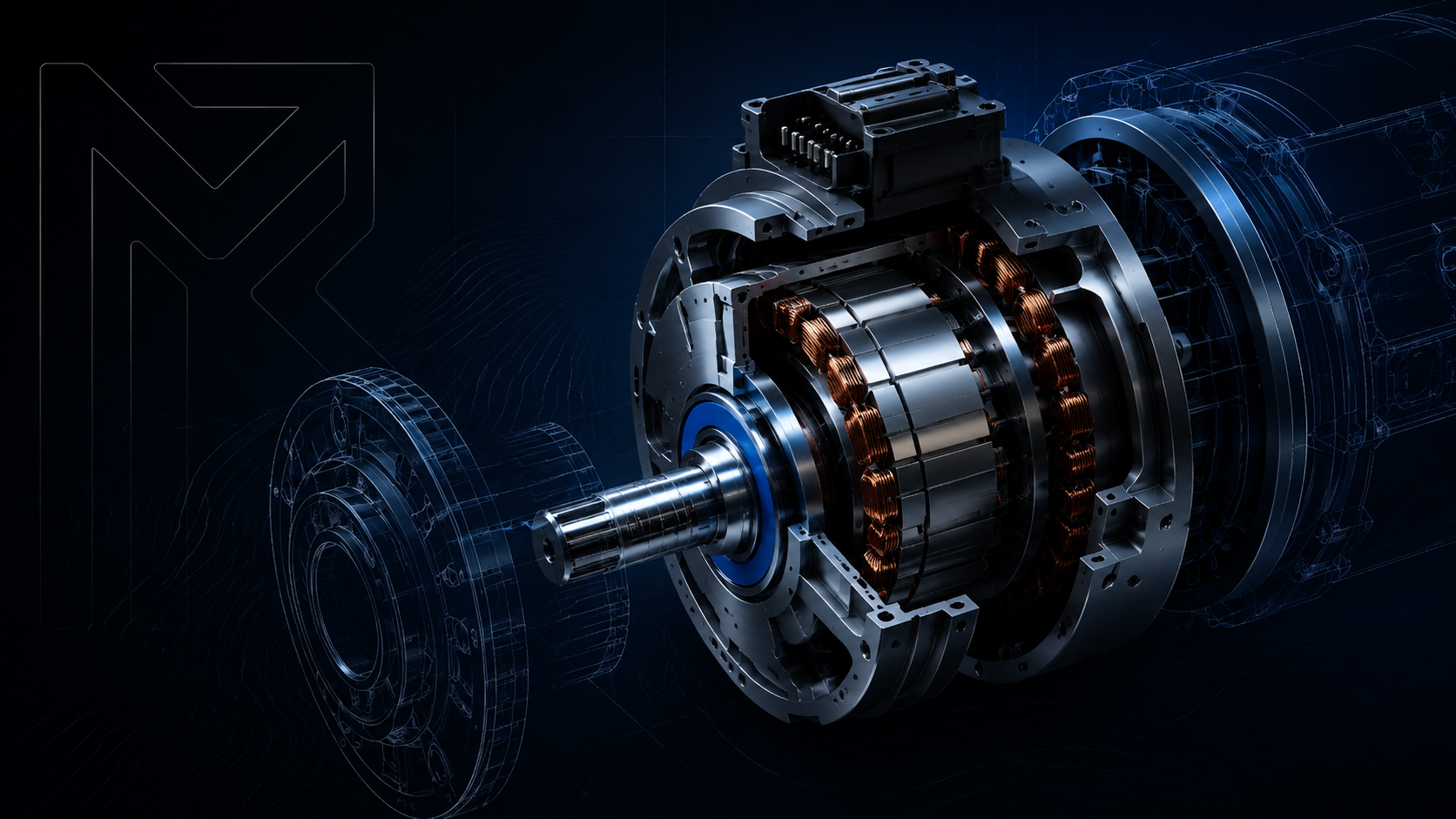 Motor cutaway development background